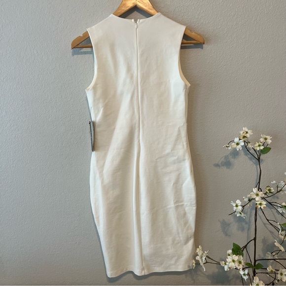 NWT Lulu’s Cocktail Hour Ivory Wrap Dress M - Picture 8 of 9